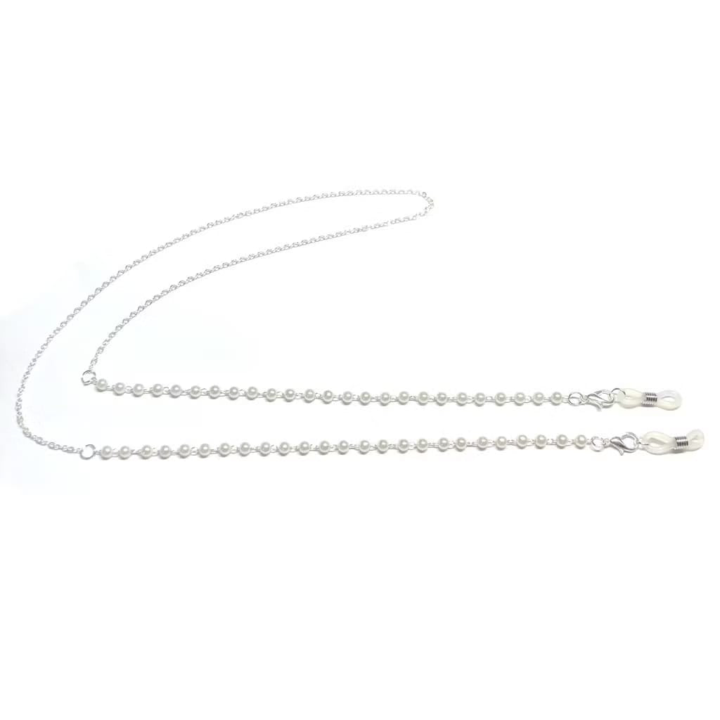 Elegante Brillenkette mit Perlen