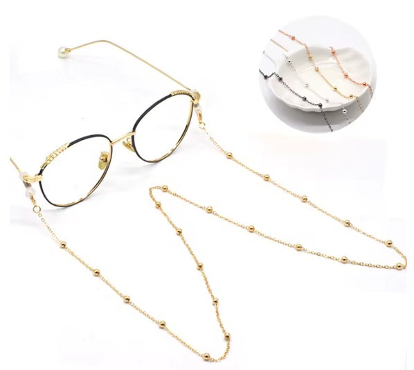 Stilvolle Brillenkette mit Struktur
