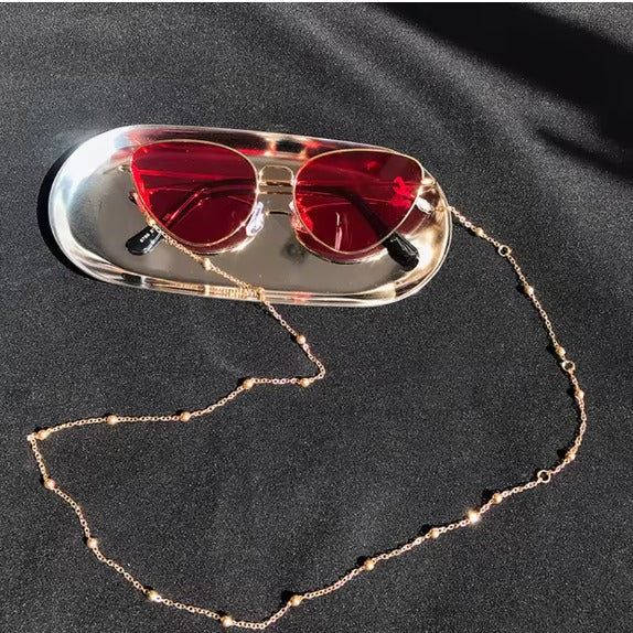 Stilvolle Brillenkette mit Struktur