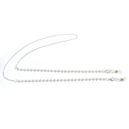 Elegante Brillenkette mit Perlen